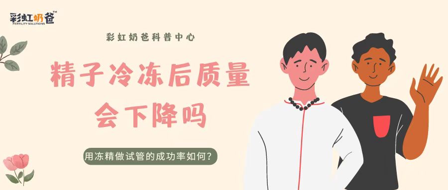 精子冷冻后质量会变差吗？对试管成功率有没有影响？｜彩虹奶爸